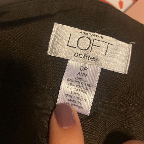 Dark Brown Dark Academia aesthetic pants for 0P petite. - Picture 2 of 3